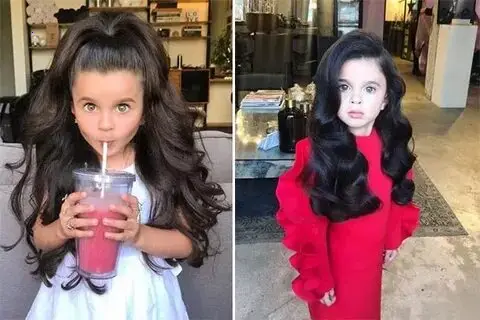 Instagram Wonders: Young Girl’s Spectacular Hairstyles Leave Users Astounded