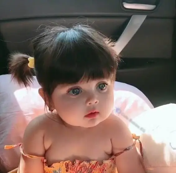 The Irresistible Allure of a Living Doll-Like Little Angel with Sparkling Eyes, Curled Eyelashes