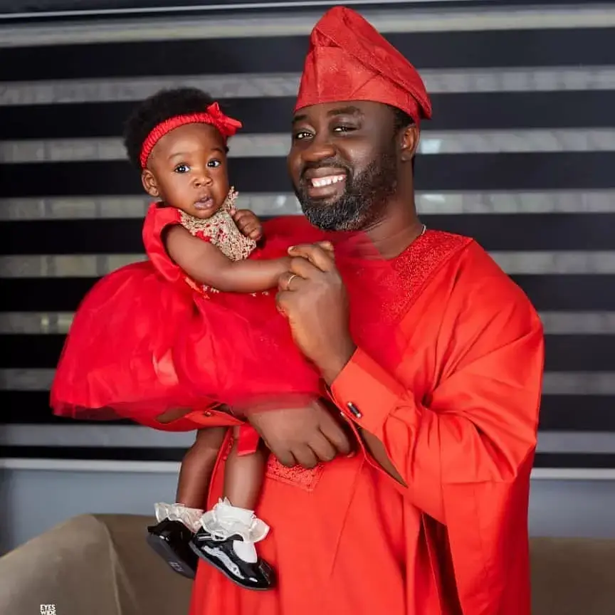 In a religious ceremony, Mercy Johnson-Okojie and Prince Okojie welcome their fourth child
