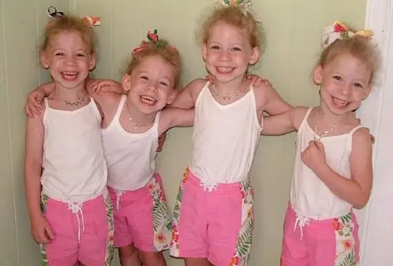 19 years later. What the famous laughing quadruplets look like today