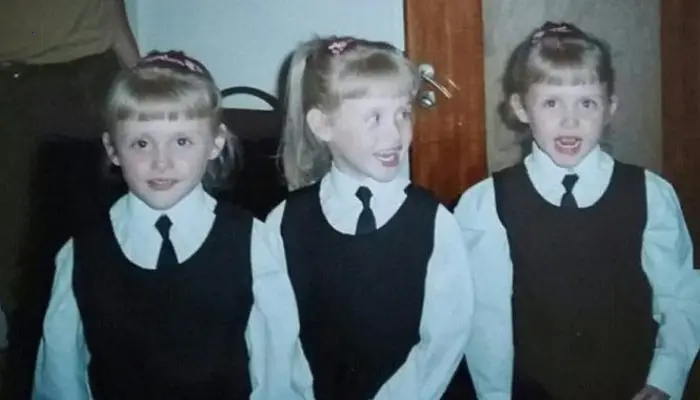 Identical triplets were born, and many years later, they are famous models