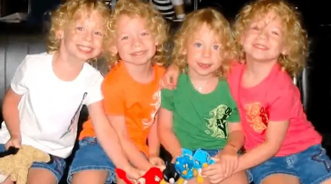 19 years later. What the famous laughing quadruplets look like today