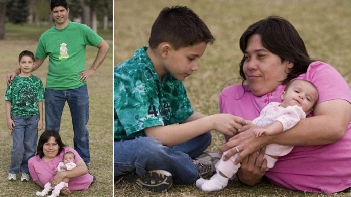 How the crippled woman made a nice family despite her condition shows that love always wins.