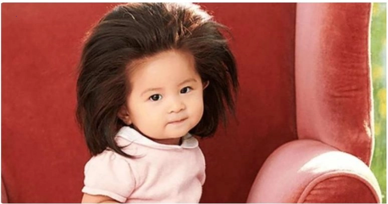 “She surprised everyone with her birth”: The girl with unusually thick hair has become famous worldwide.