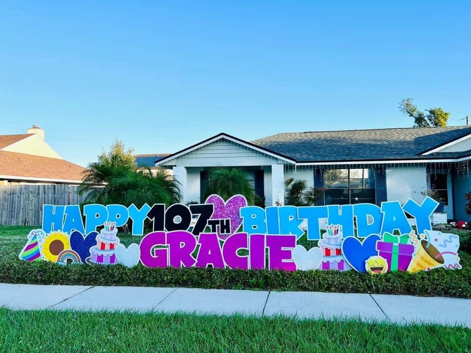 Grace LePayne, 107, celebrates her birthday and reveals the key to her longevity.