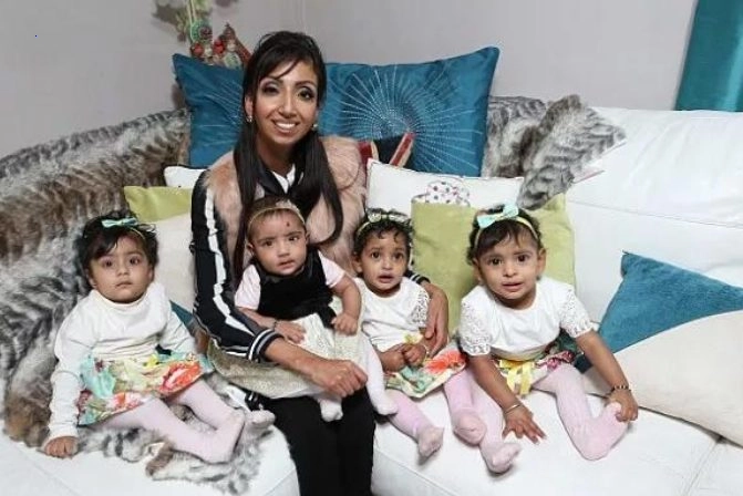 How the childless girl became a mother of 4 children in 9 months