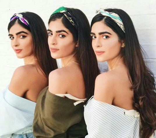Identical triplets sisters grew up and became identical beauties
