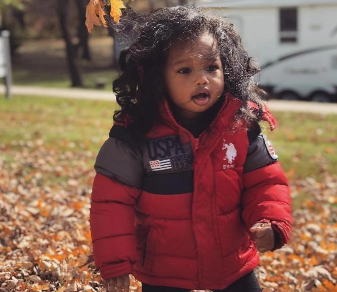 This baby is only a year and three months old, and she is already a little celebrity